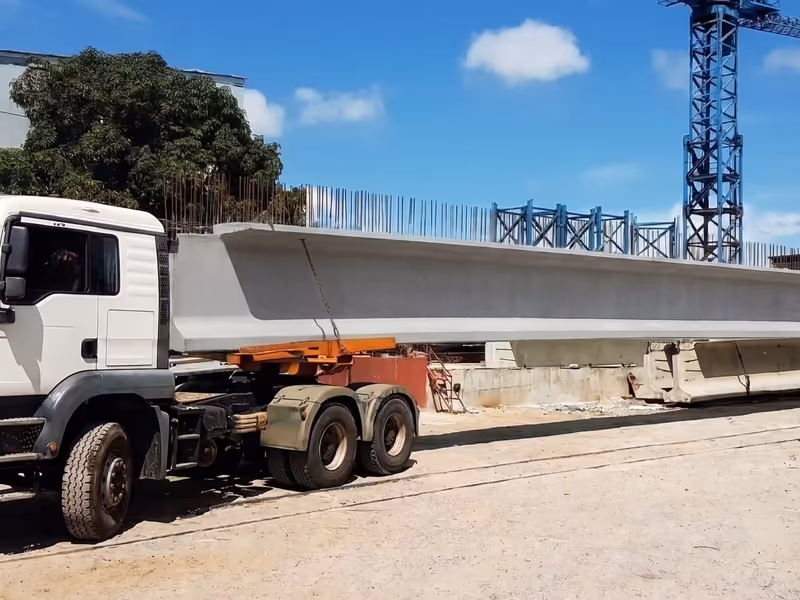 Viga pretensada Bulb-T de Postesados JHP